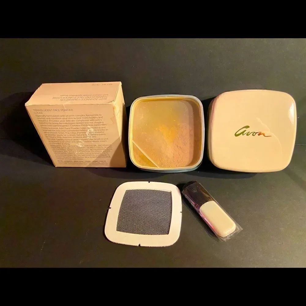 Avon Advanced Foundation Face Powder Loose/Dark